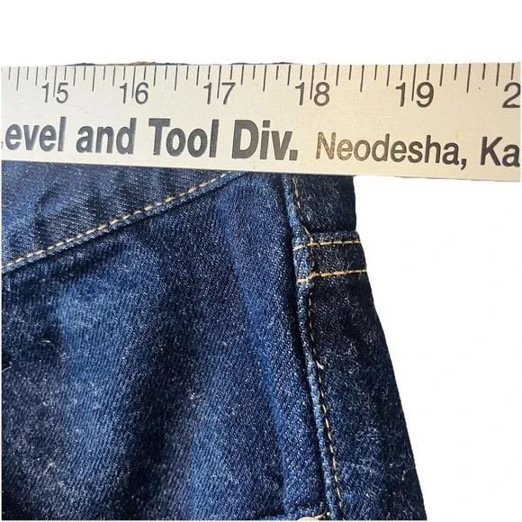 Tommy Hilfiger Men's Stretch Vintage 36x34 Dark Wash Jeans Y2K Streetwear - Picture 12 of 15